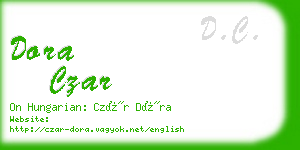 dora czar business card